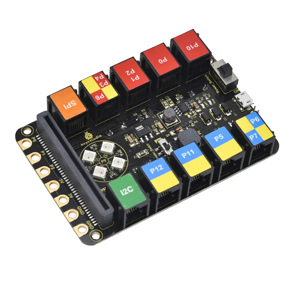 Keyestudio EASY Plug RJ11 6P6C Shield V1.0 for Micro:bit
