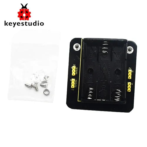 Keyestudio Mini Placa de Servos com Suporte de Pilhas