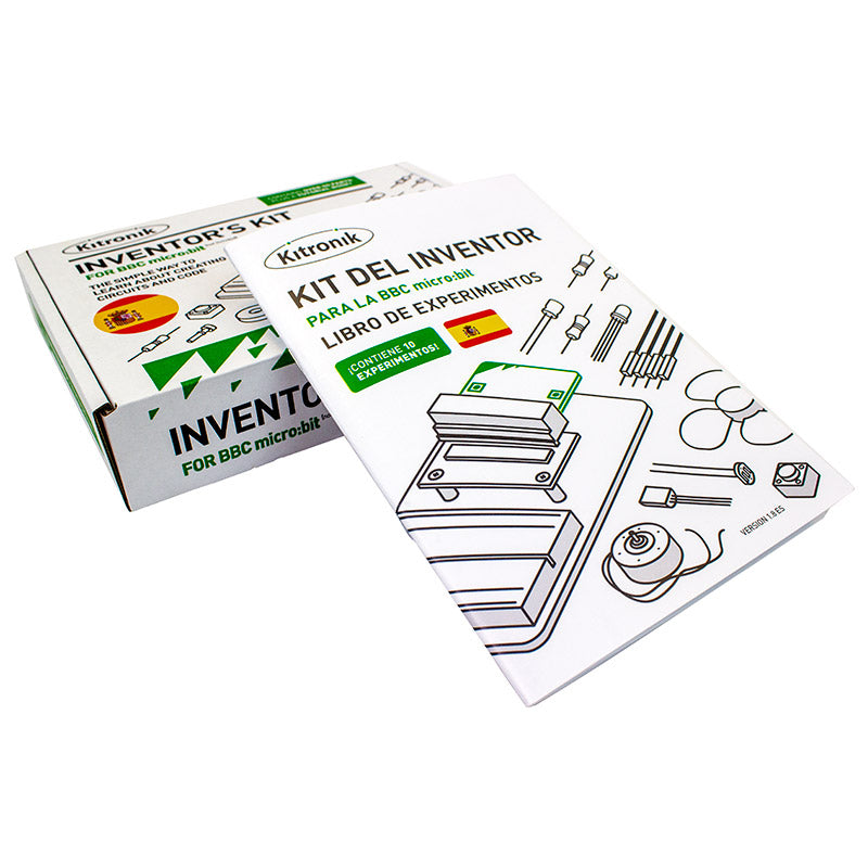 Kitronik Kit do Inventor para BBC micro:bit (versão espanhola), Pacote de 20