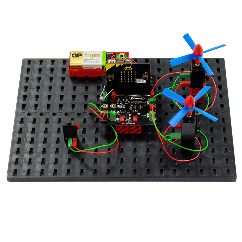 Placa de interface Kitronik para microbit e Fischertechnik