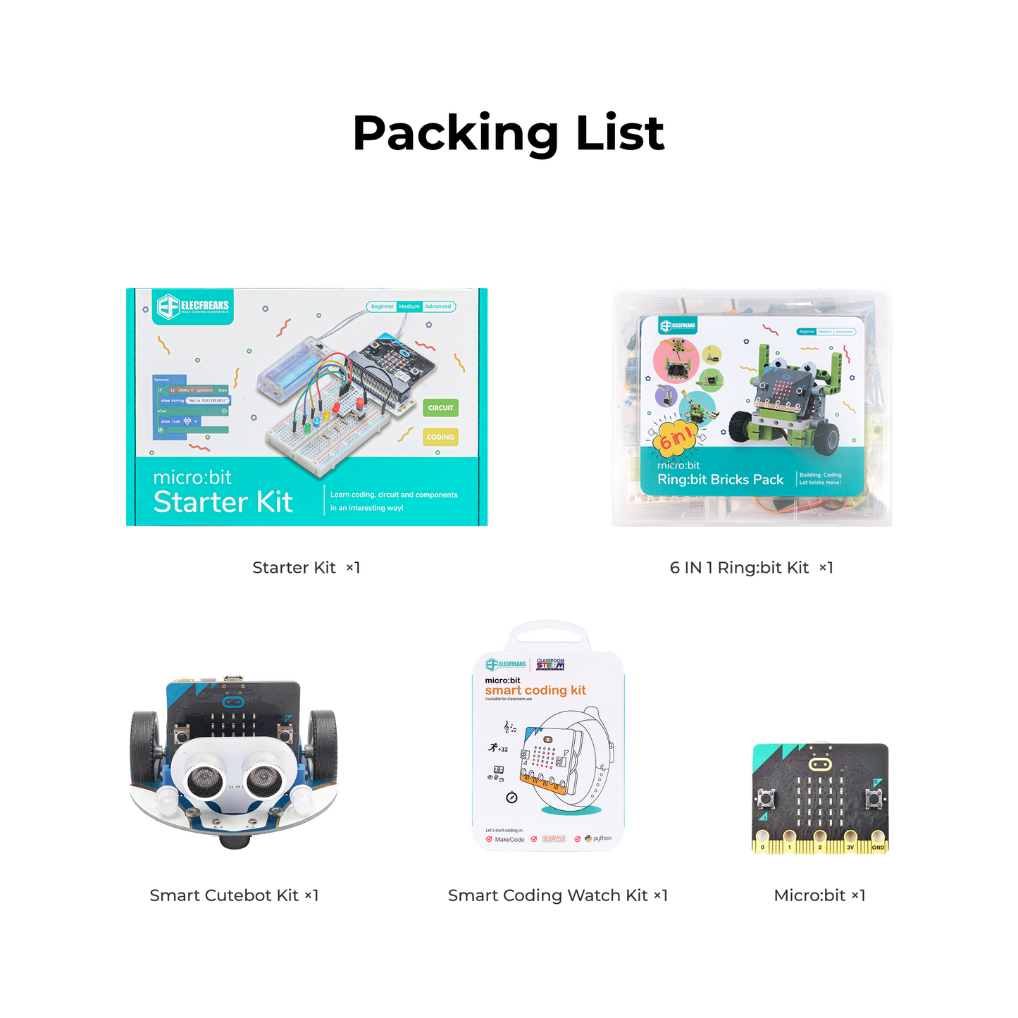 Kit de Iniciação para Principiantes da ELECFREAKS