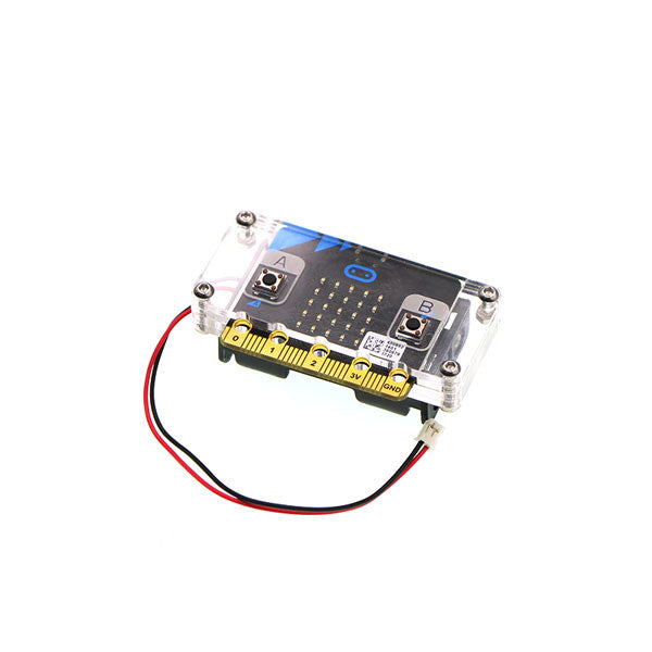 ELECFREAKS micro:bit Acrylic Shell Computer Box (With Two AA Battery Holder)