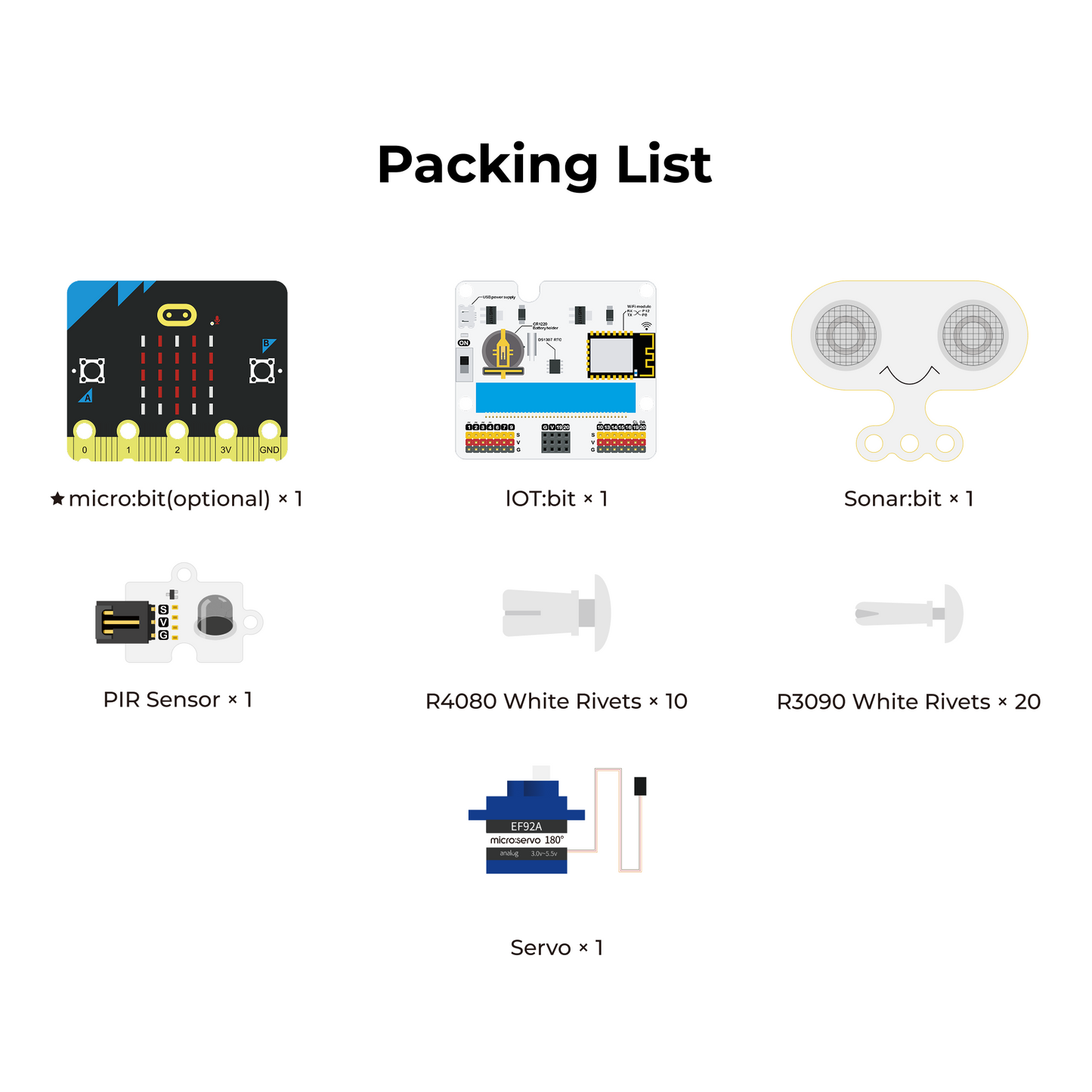 Kit de Alimentador Inteligente para Animais de Estimação da ELECFREAKS para Sala de Aula