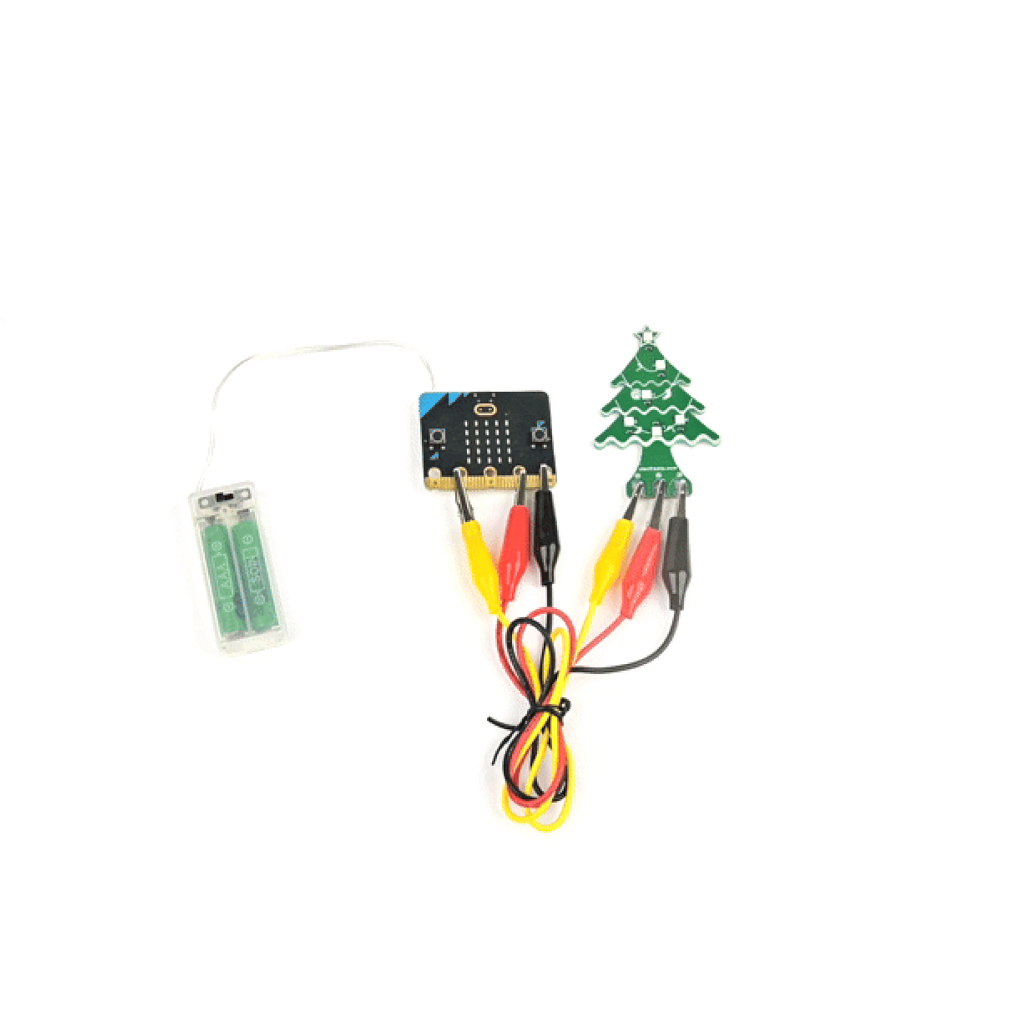 LED Arco-Íris Árvore de Natal micro:bit da ELECFREAKS