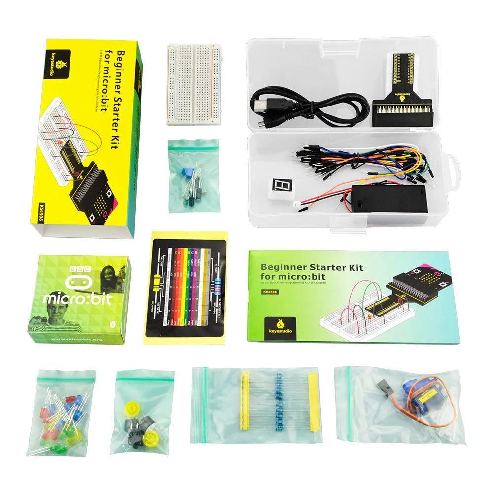 Keyestudio Micro bit V2 Beginner Starter Kit Diy Kit Electronics for micro bit
