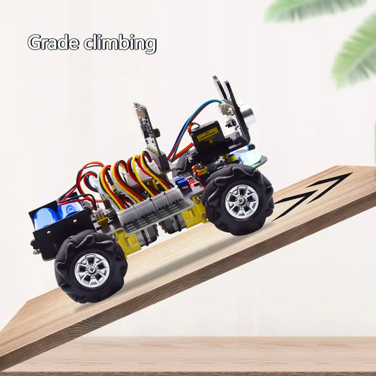 Keyestudio Micro Bit V2 4WD Mecanum Wheel Robot Car Kit STEM Toys Makecode &Python Programming Without Microbit Board