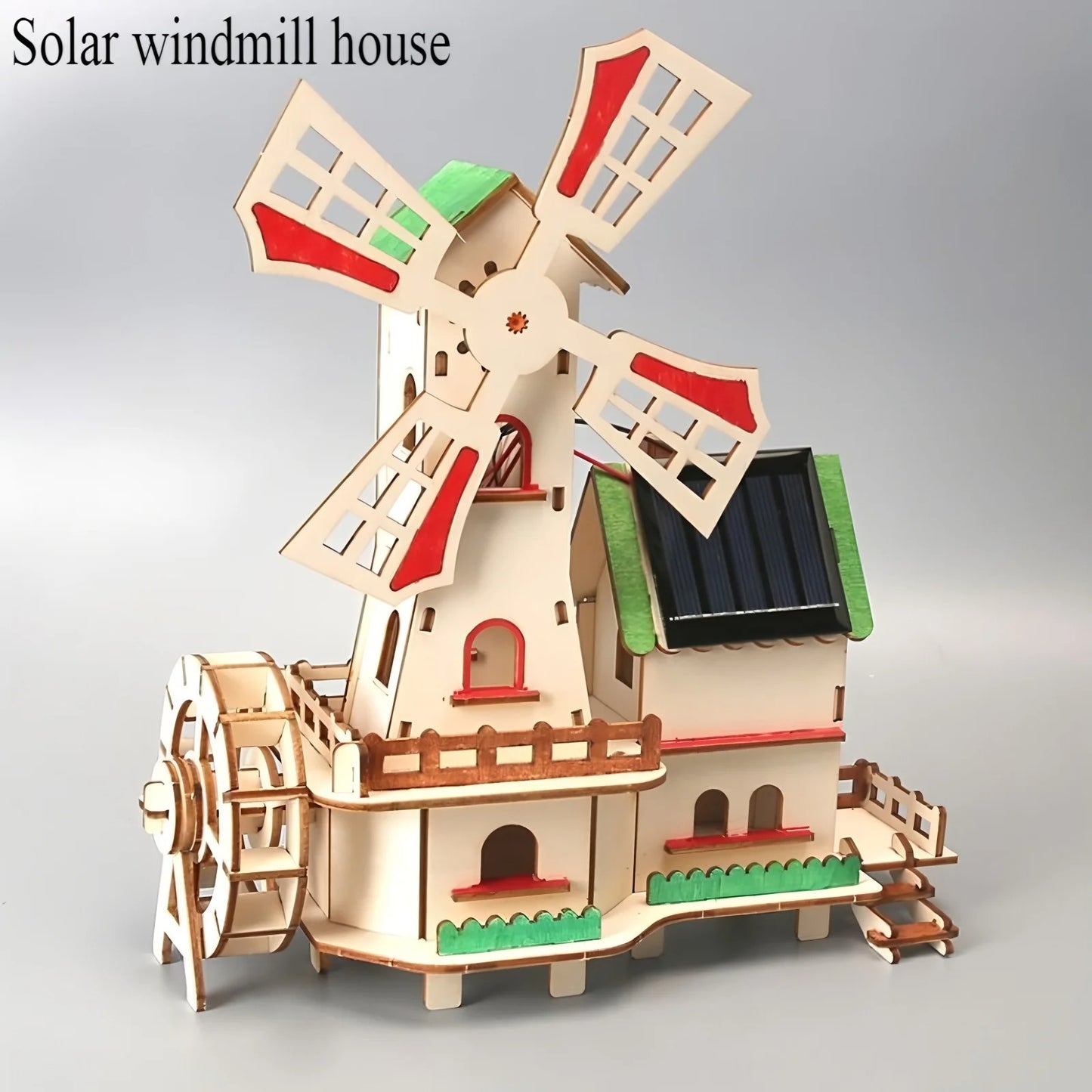 Casa Moinho Solar DIY - Peças Móveis
