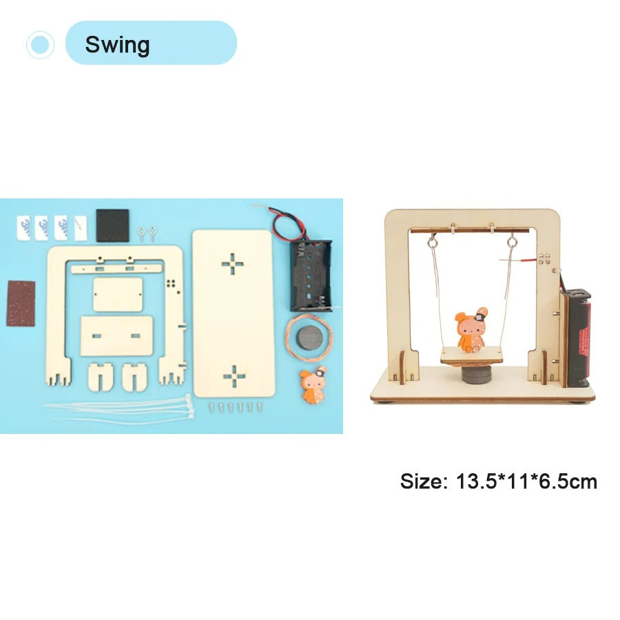 Modelo físico DIY experiência científica brinquedo educativo artesanal para crianças