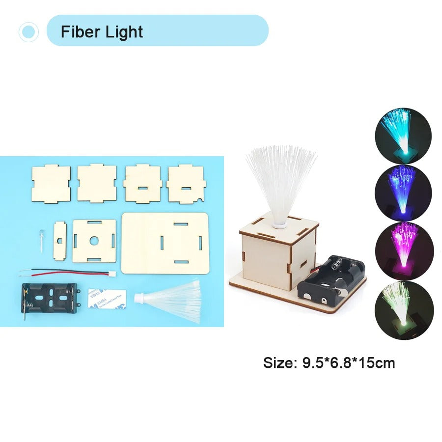 Modelo físico DIY experiência científica brinquedo educativo artesanal para crianças