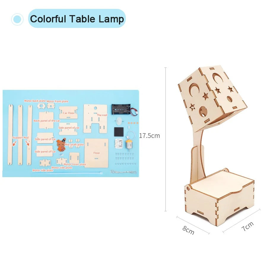 Modelo físico DIY experiência científica brinquedo educativo artesanal para crianças