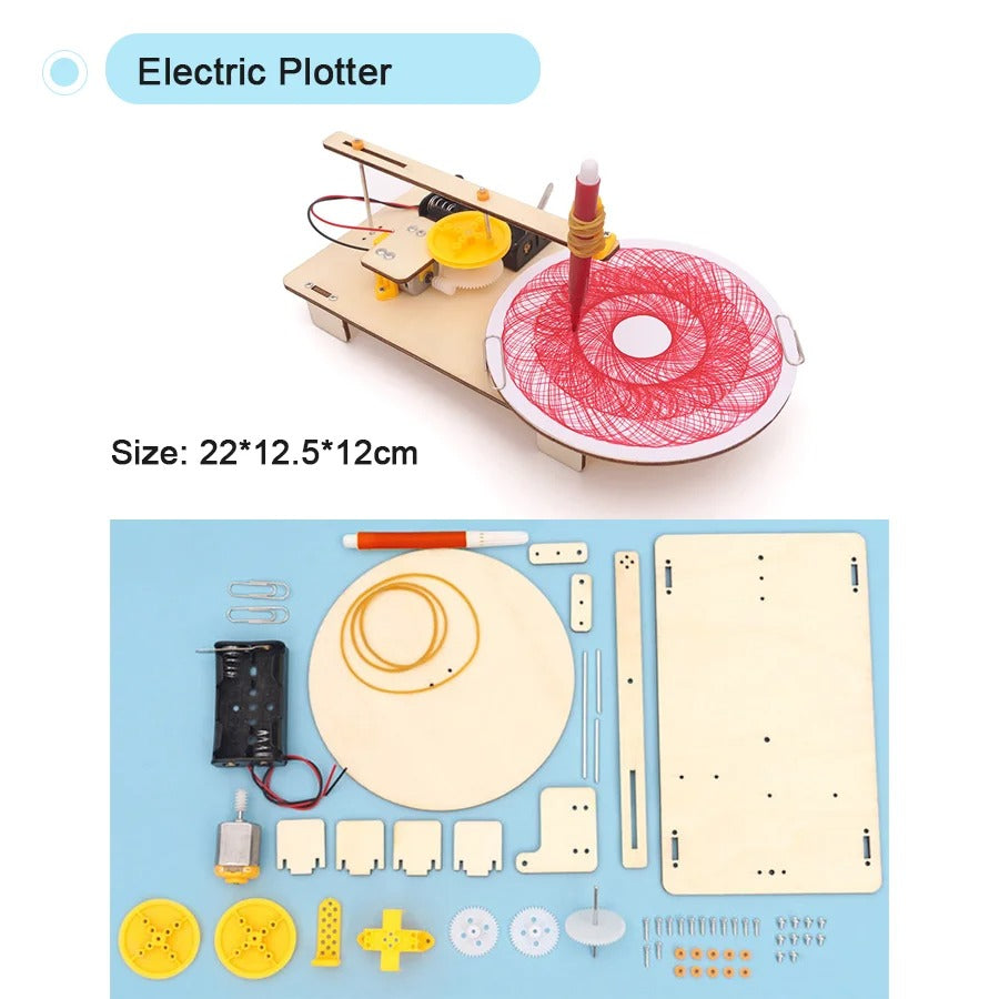 Modelo físico DIY experiência científica brinquedo educativo artesanal para crianças