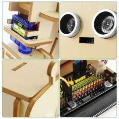Keyestudio STEM Programming Microbit Starter Kit DIY Greeting Smart Robot Learning Kit Include Microbit Board