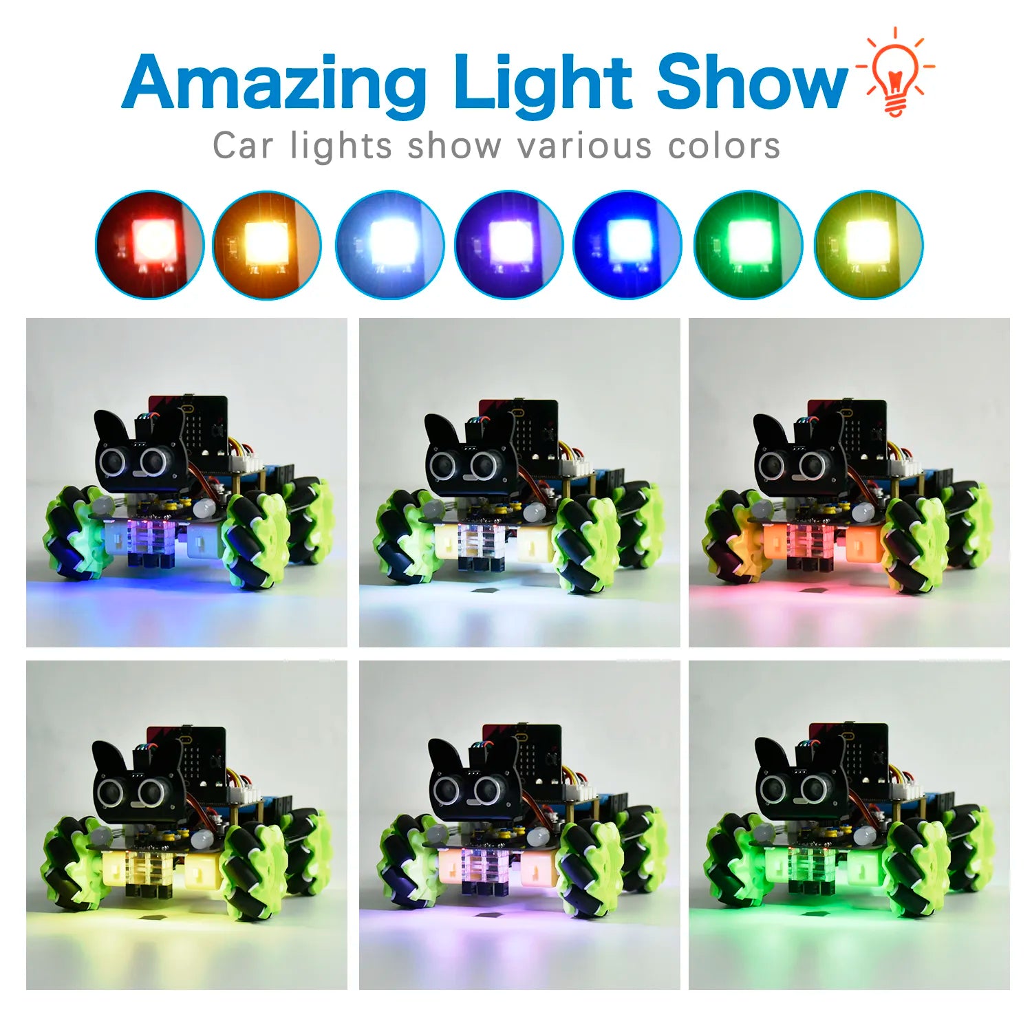 Keyestudio Micro bit 4WD Mecanum Robot Car V2.0 DIY Smart Kit Without Microbit Board