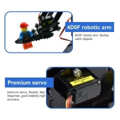 Keyestudio 4DOF Robot Arm Microbit Learning Kit Robot Arm Kit DIY Robot STEM Programming With Microbit Board