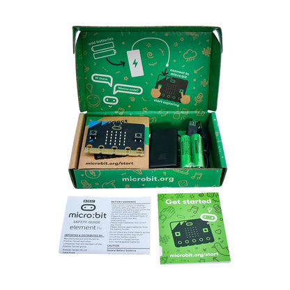 Original Microbit Go Kit Main Board+USB Cable+Battery Holder With Batteries Learning Diy Electronic Kit