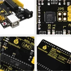 Keyestudio UNO R3 Development Board Compatible With Arduino Uno R3 +USB Cable