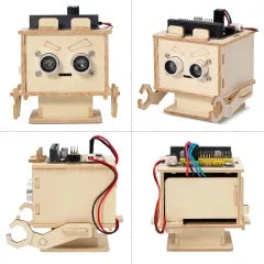 Keyestudio Microbit V2.0 DIY Distance Detection Robot Kit STEM Programming Electronic Starter Kit