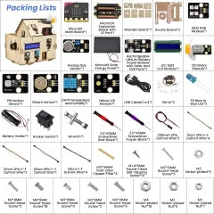 Keyestudio Microbit Starter Smart Home Kit for BBC Micro:Bit Starter Kit (Without Micro Bit Board)