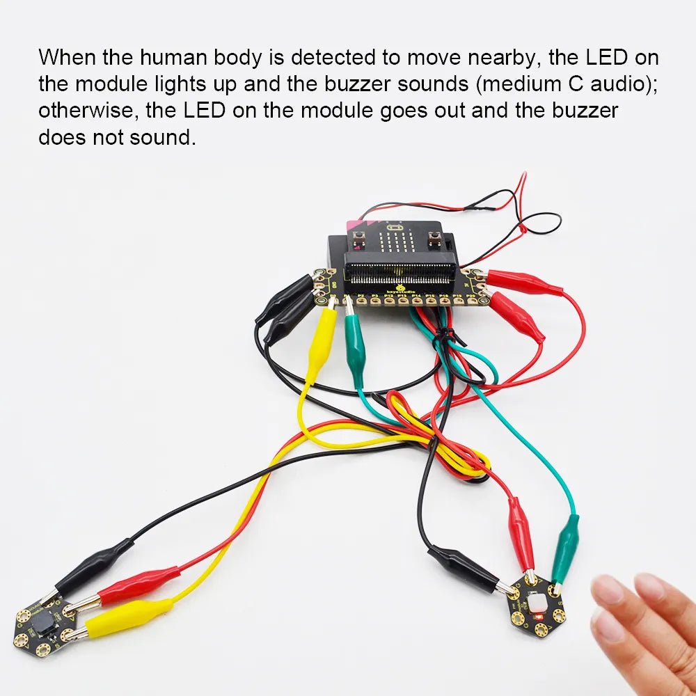 Keyestudio Honeycomb Smart Wearable Coding Kit for Micro:bit With 8 projects