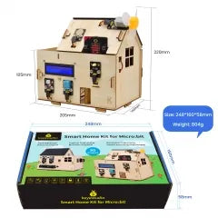Keyestudio Microbit Starter Smart Home Kit for BBC Micro:Bit Starter Kit (Without Micro Bit Board)