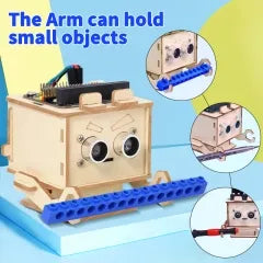 Keyestudio Microbit V2.0 DIY Distance Detection Robot Kit STEM Programming Electronic Starter Kit