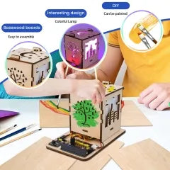 Keyestudio Microbit V2.0 DIY Colorful Lamp Starter Kit For Microbit V2 Starter Pack Programming DIY Electronic Starter Kit