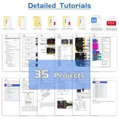 Keyestudio Micro bit Basic Sensor Module Starter Kit Without Microbit Board