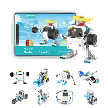 Kit Desportivo ELECFREAKS micro:bit Nezha Pro, Kit de Robótica DIY com Temática Desportiva para Atividades STEM Elementares Divertidas