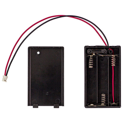 Caixa para 3 Pilhas AAA com Interruptor e Conetor JST