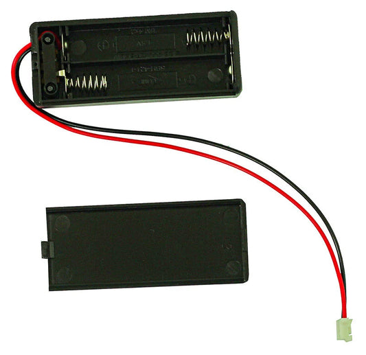 Caixa para 2 Pilhas AAA com Interruptor e Conector JST