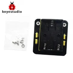 Keyestudio Micro bit Mini Servo Shield with Battery holder For Microbit Robot Car(No Micro bit Board)