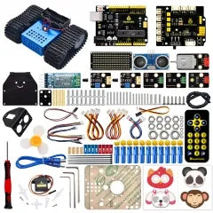 Keyestudio Mini Caterpillar Tank Robot V3.0 For Arduino Kit Robot Car DIY Programmable STEM Toys