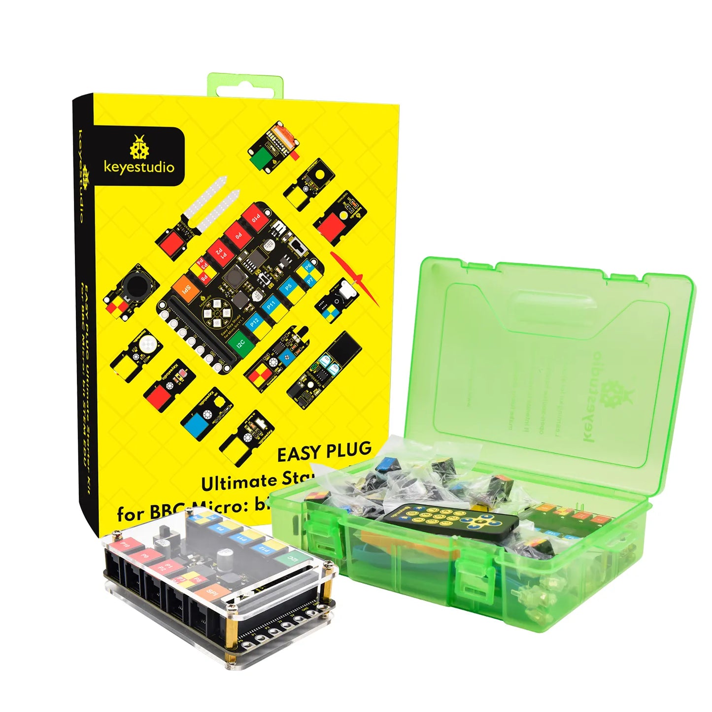 Keyestudio EASY Plug Ultimate Starter Kit for BBC Microbit STEM EDU Without Micro Bit Board