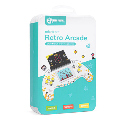 ELECFREAKS Microsoft MakeCode micro:bit Arcade, DIY Programmable Game Console & STEM Education Kit