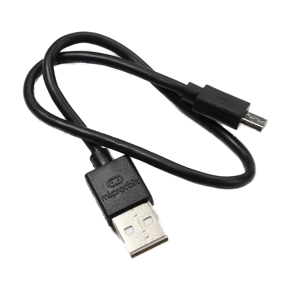 Cabo USB Preto de 30cm da marca BBC micro:bit