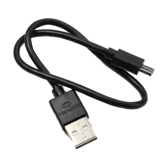 Cabo USB Preto de 30cm da marca BBC micro:bit