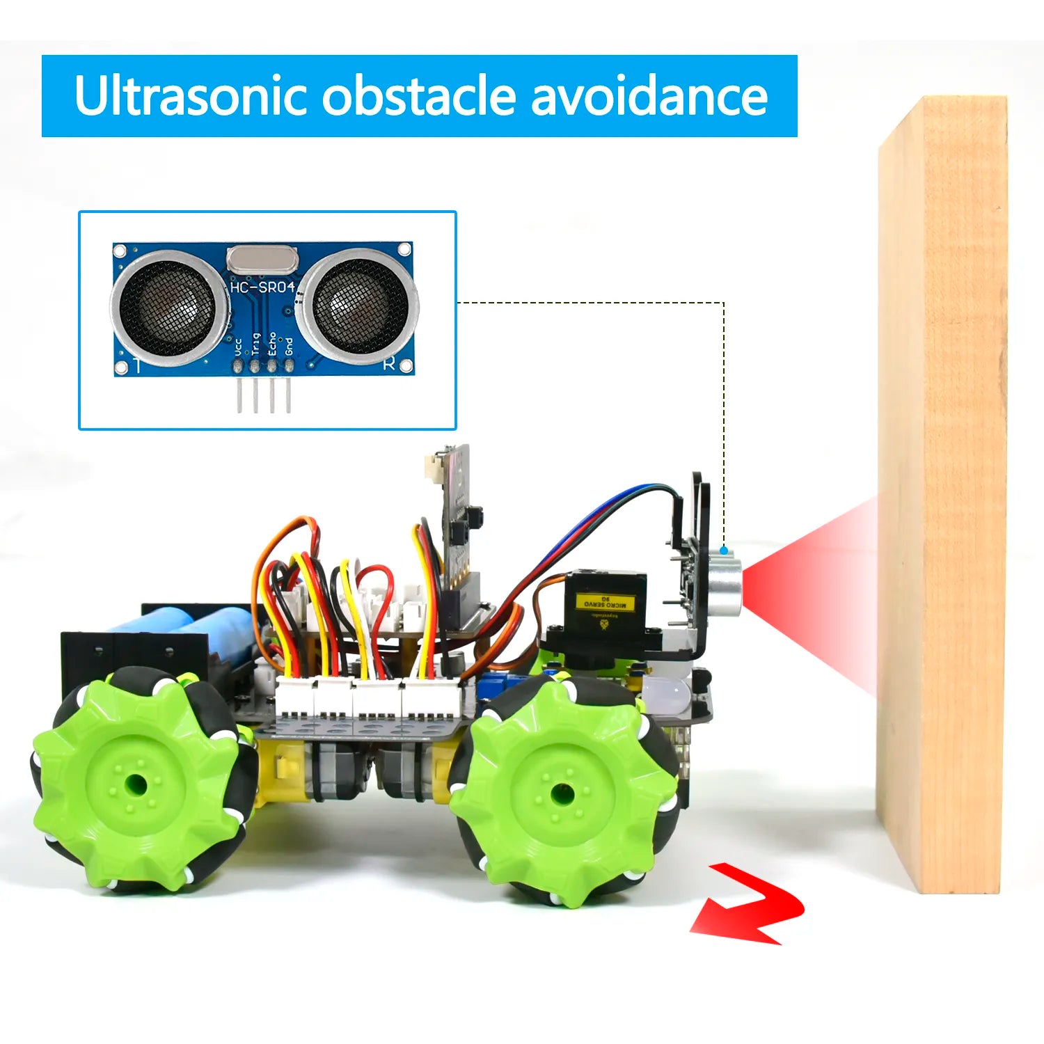 Keyestudio Micro bit 4WD Mecanum Robot Car V2.0 DIY Smart Kit With Microbit Board
