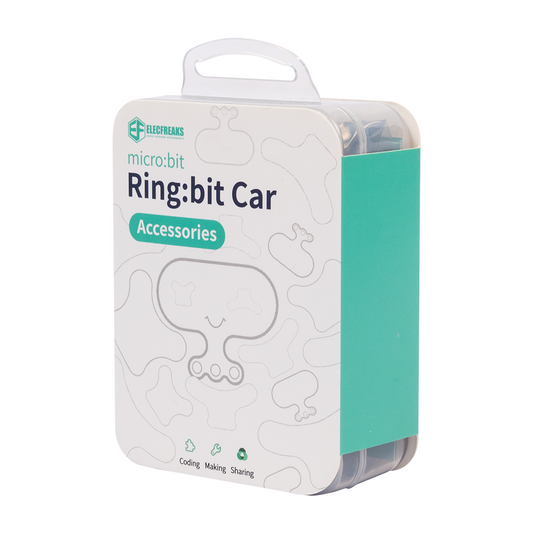 Kit de Acessórios para Carro ELECFREAKS Ring:bit (Sonar:bit, Módulo de Rastreamento e Barra de Luz LED)
