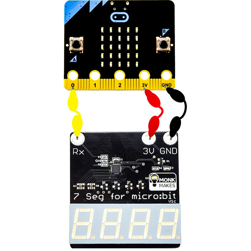 Monk Makes - 7-Segment for micro:bit