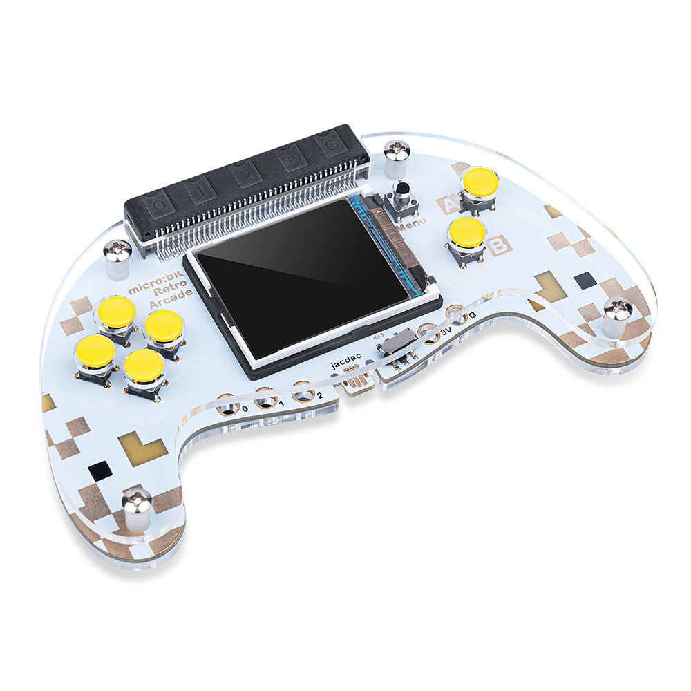 ELECFREAKS Microsoft MakeCode micro:bit Arcade, DIY Programmable Game Console & STEM Education Kit