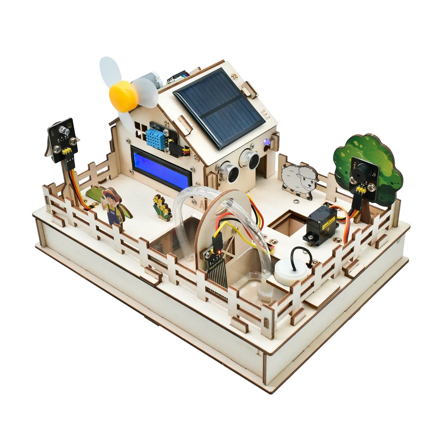 Keyestudio ESP32 IoT Control Smart Farm Starter Kit for Arduino Scratch 3.0 Graphical Programming