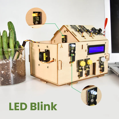 Keyestudio Smart Home Kit with PLUS Board for Arduino DIY STEM