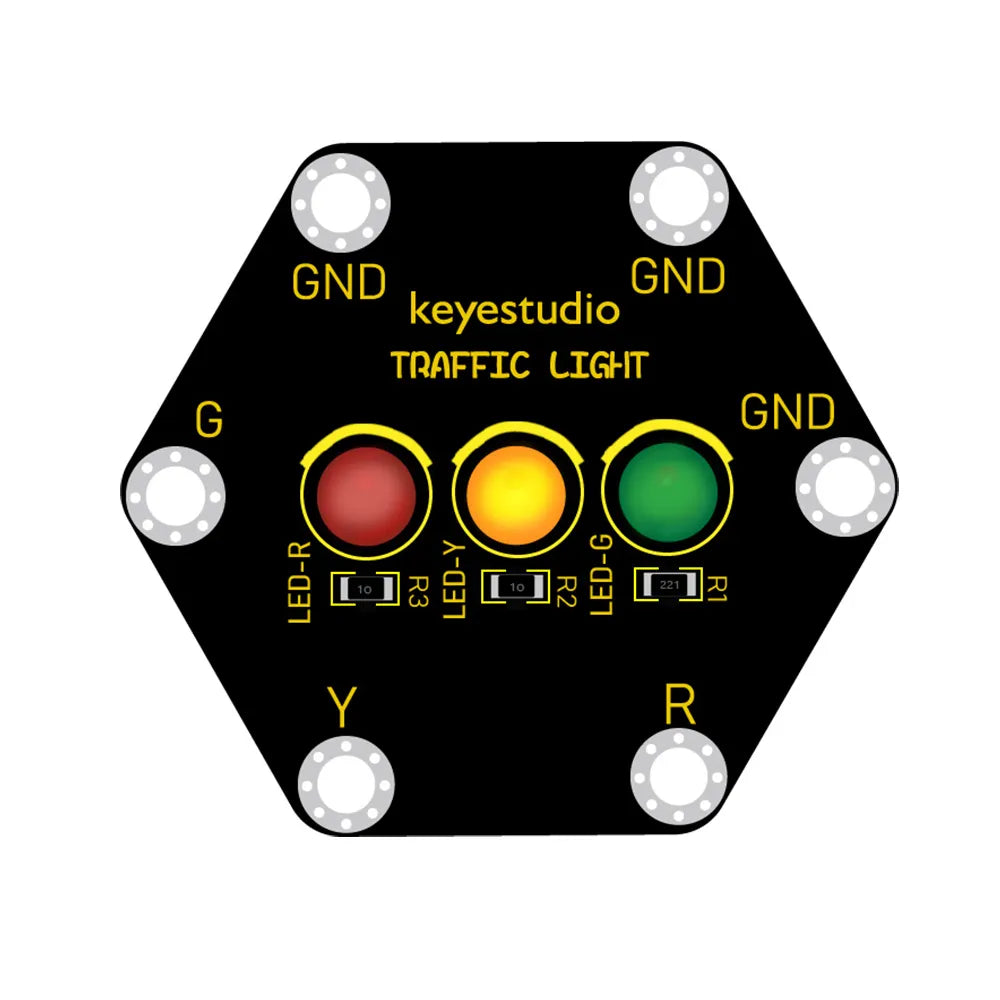Keyestudio Micro bit Honeycomb Traffic Light Module