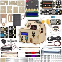 Keyestudio Microbit Starter Smart Home Kit for BBC Micro:Bit Starter Kit (Without Micro Bit Board)
