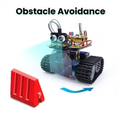 Keyestudio Mini Caterpillar Tank Robot V3.0 For Arduino Kit Robot Car DIY Programmable STEM Toys