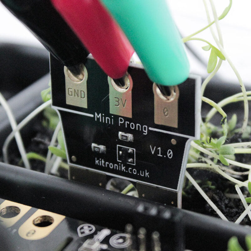 Sensor de Humidade do Solo Kitronik 'Mini' de Duas Pontas para BBC micro:bit