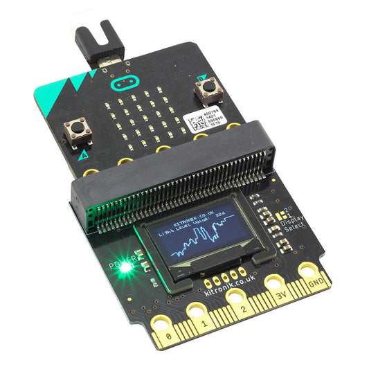 Kitronik :VIEW Ecrã OLED 128x64 para micro:bit BBC