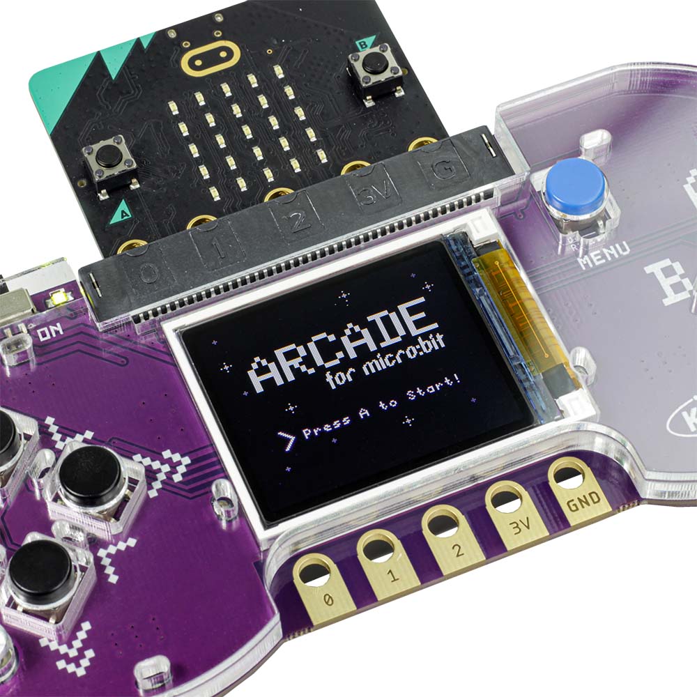 Kitronik ARCADE para micro:bit e MakeCode Arcade