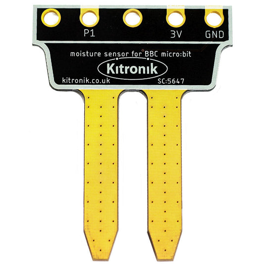 Sensor de Humidade do Solo Kitronik Prong para BBC micro:bit