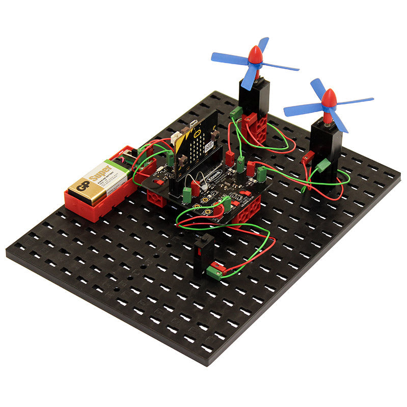 Placa de interface Kitronik para microbit e Fischertechnik